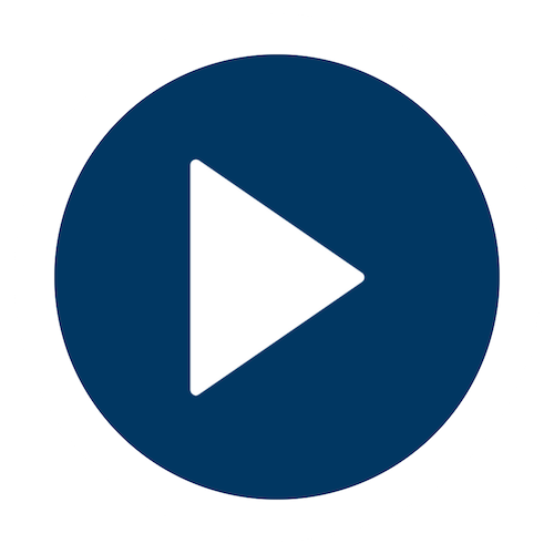 Play button – blue